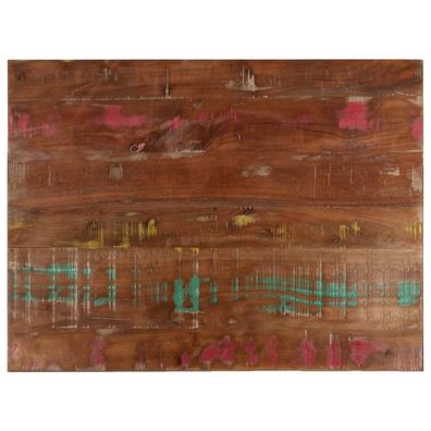 vidaXL Tischplatte 90x60x3,8 cm Rechteckig Altholz Massiv