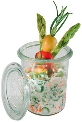 APS WECK-Gläser Weck-Glas mit Deckel, 12er Set 82314