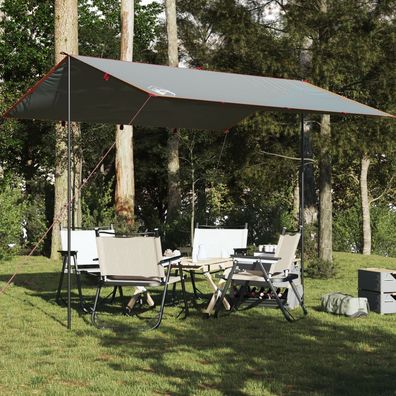 vidaXL Tarp Grau und Orange 360x294 cm Wasserdicht