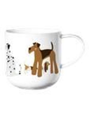 ASA Vorteilset 4 Stück Henkelbecher, Dogs wei§ coppa cats & dogs 19444014 und