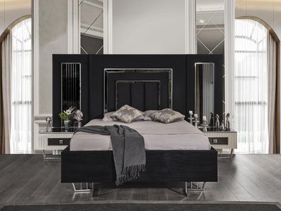 Schlafzimmer Bett 2X Nachttische Luxus Betten Set Komplett Design Möbel 3Tlg