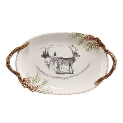 Goebel Fitz and Floyd Fitz & Floyd Christmas Collection FF S TE Zapfen 50x29 Neuhe