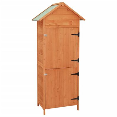 vidaXL Gartenschrank Braun 42,5x64x190 cm