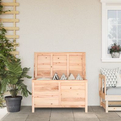 vidaXL Gartentruhe 99x50x56,5 cm Massivholz Tanne