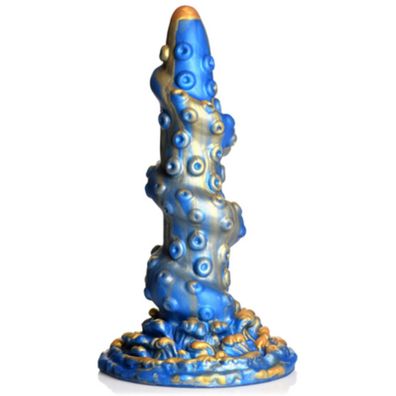 XR Brands - Kraken Silicone Dildo - Blue