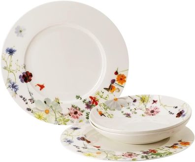 Rosenthal Set 4-tlg. mit Fahnen- und Couptellern Brillance Grand Air 10530-405109