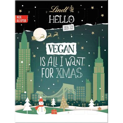 Lindt Hello Vegan Adventskalender 228g - Vegane Schokoladenspecials