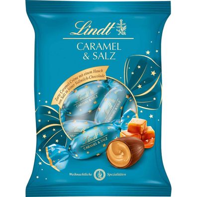 Lindt Caramel & Salz Zapfen 101g - Edle Zapfen mit Karamell und Meersalz