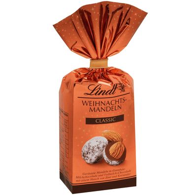 Lindt Weihnachts-Mandeln Classic 100g - Schokolierte Mandeln für die Festtage