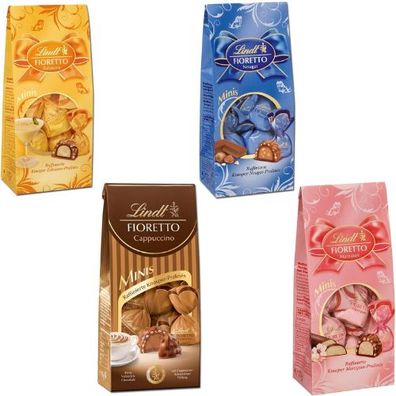 Lindt Fioretto Minis Zabaione, ougat, arzipan, appuccino 4x 115g