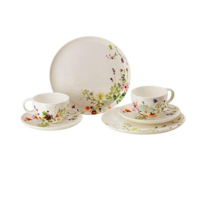 Rosenthal Set 6-tlg. mit Kombitassen und Couptellern Brillance Grand Air 10530-405