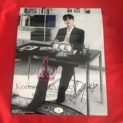 Monsta X Kihyun 10inches Autograph