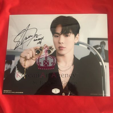 Monsta X Shownu 10inches Autograph