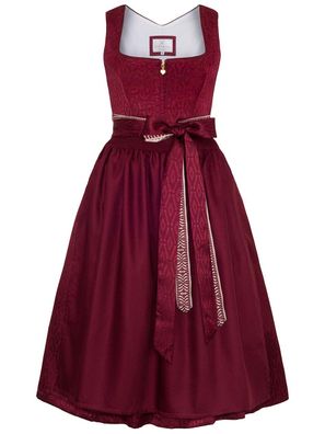 Dirndl Kamilla 2 75cm Länge bordeaux