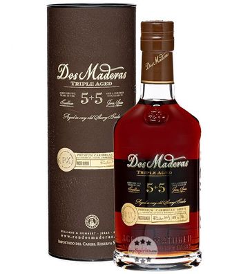 Dos Maderas 5 + 5 PX Triple Aged Caribbean Spirit (, 0,7 Liter) (40 % Vol., hide)