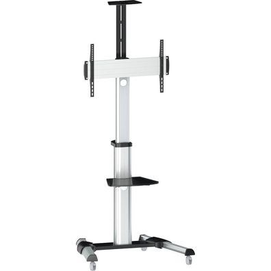 InLine® 23170A TV-Wagen, Höhenverstellbar, für LED-TV 37"-70" (94-178cm), max. 50kg