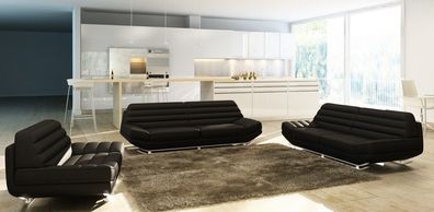 Sofagarnitur 3 + 2 + 1 Couch Polster Sitzgarnitur Sofa Garnitur Designer KalbachD