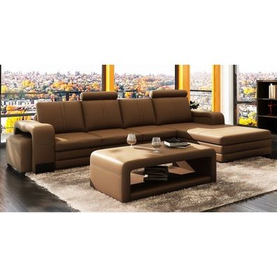 Ecksofa Sofa Couch Polster Ecke Sitz Garnitur Wohnlandschaft L Form FrancoB Neu