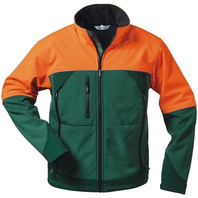 elysee Sanddorn Softshell Jacken grün/orange (Gr. XL)