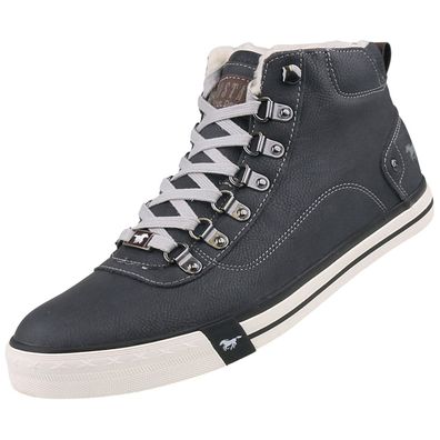 Mustang Herren High Top Sneaker Schwarz 4103601/9