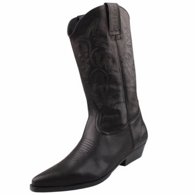 Dockers by Gerli Herren Cowboy Stiefel Schwarz 43BL001-100100