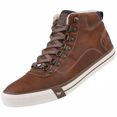 Mustang Herren High Top Sneaker Braun 4103601/307