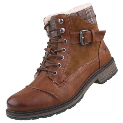 Mustang Herren Stiefel gefüttert Cognac 4157605/307