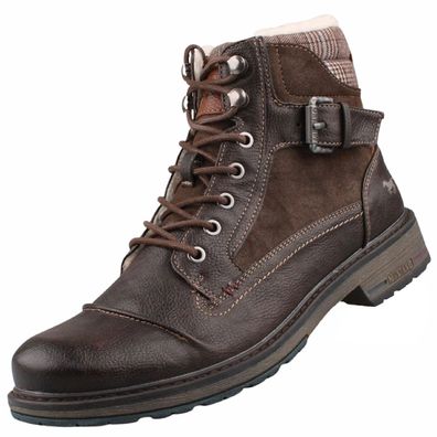 Mustang Herren Stiefel gefüttert Dunkelbraun 4157605/32