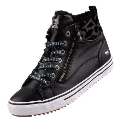 Mustang High Top Sneaker Schwarz 1365603/9