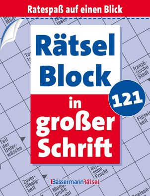 Rätselblock in großer Schrift 121 (5 Exemplare à 2,99 EUR), Eberhard Krüger