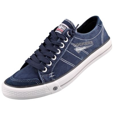 Dockers by Gerli Herren Canvas Sneaker Blau 30ST027-790660