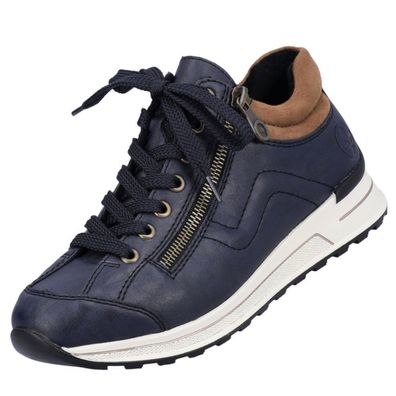 Rieker Damen Halbschuhe Blau N1400-14