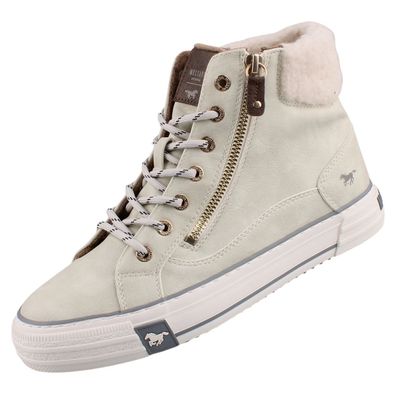 Mustang Damen High Top Sneaker Beige 1410504/203