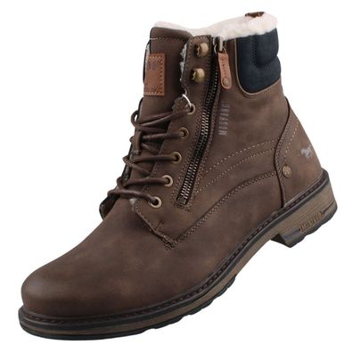 Mustang Herren Stiefel Dunkelbraun 4157609/32