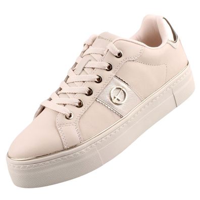 Tamaris Damen Leder Sneaker Beige 1-23724-42/418