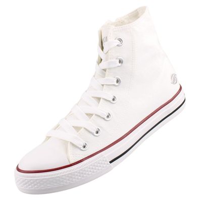 Dockers by Gerli Damen Canvas High Top Sneaker Weiß 36UR211-710500