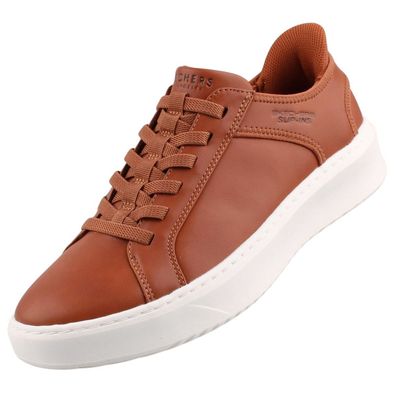 Skechers Slip-Ins Court Break Herren Sneaker Cognac 183177-COG