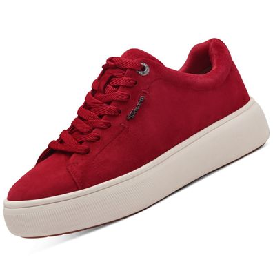 Tamaris Damen Leder Sneaker Rot 1-23736-42/500