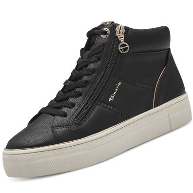 Tamaris Damen High Top Sneaker Schwarz 1-25248-43/001