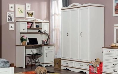 Schreibtisch Weiß Tisch Jugendzimmer Tische Luxus Schreibtische Holz Möbel Neu