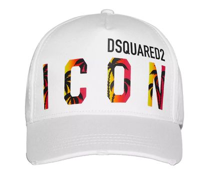 Dsquared2 Icon Sunset Logo Baseballcap Kappe Mütze Miami Style NEW