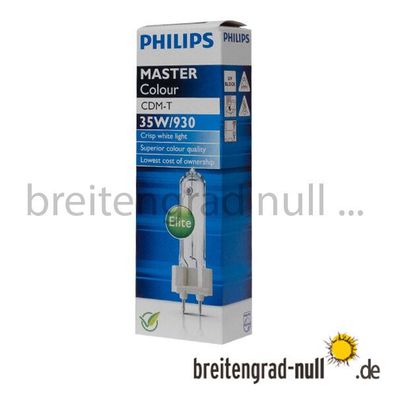 Philips Master Colour ELITE HCI-T CDM-T 35 Watt WDL G12 930 * für HQI HCI HIT