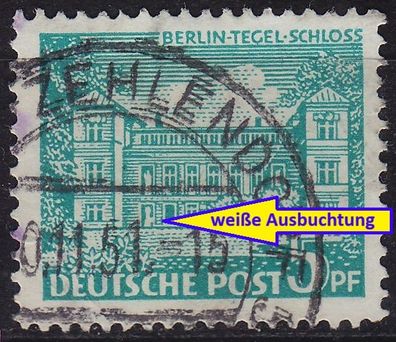 Germany BERLIN [1949] MiNr 0044 I ( O/used ) [01] Plattenfehler