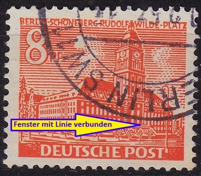 Germany BERLIN [1949] MiNr 0046 I ( O/used ) [01] Plattenfehler