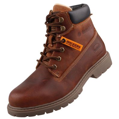 Dockers by Gerli Damen Stiefeletten gefüttert Braun 45PA340-400410