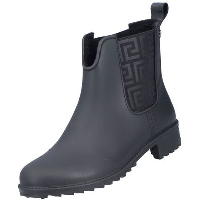 Rieker Damen Gummi Stiefeletten Schwarz P8260-00