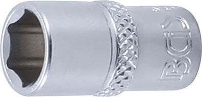 Steckschlüssel-Einsatz Sechskant | Antrieb Innenvierkant 6,3 mm (1/4") | SW 9 mm BGS
