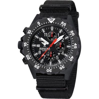 KHS - Armbanduhr - Herren - Shooter MKII Chronograph Natoband - KHS. SH2COT. NB