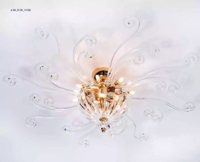 Deckenlampe Lüster Kristall Lampe Luxus Deckenleuchter Kronleuchter Lampe