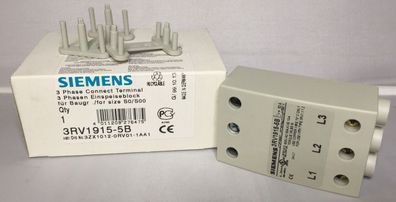 Siemens 3 Phasen Einspeiseblock 3RV1915-5B OVP